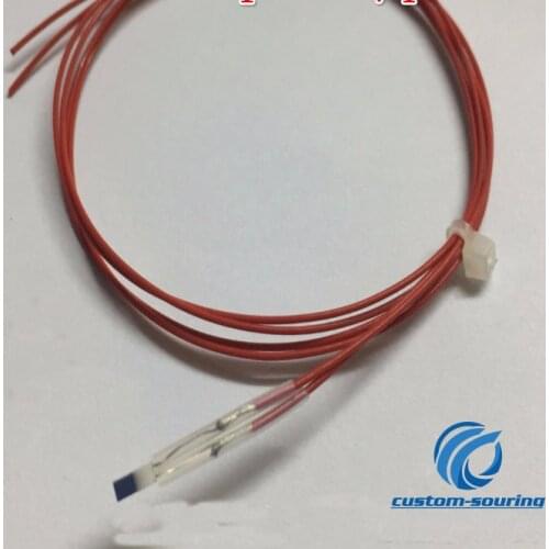 Free shipping 2pc Heraeus Thin film resistor temperature sensor pt1000/PT100 platinum resistance PT1000 with cable