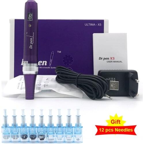 High Quality Wireless Electric Dr.Pen Ultima X5 Auto Microneedling Derma Pen Facial Skin Care Tool With Digital Display Screen