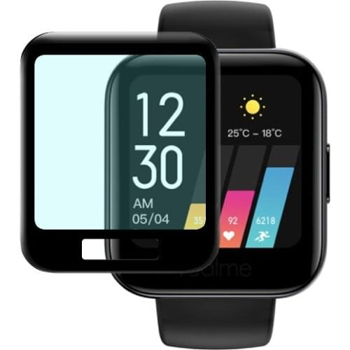 3D HD Tempered Full Screen Protective Film For Realme Watch Smart Watch Scratch Proof Screen Film For Realme Watch Accessories