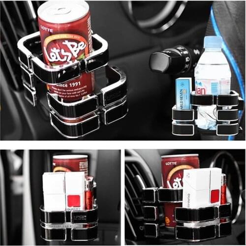 1Pc Black Universal Car Auto Truck Vehicle Drink Bottle Cup Phone Holder Stand