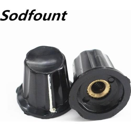 Free shipping 40 Pcs Silver Tone Volume Control Rotary Aluminum Potentiometer Knobs 13mm x 17mm Rotary Switches