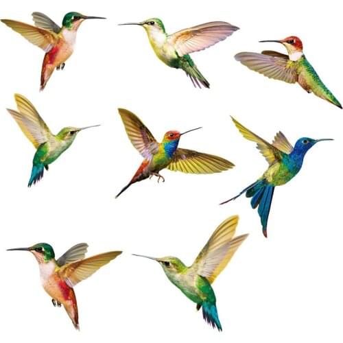 8 Pcs Bird Window Clings Anti-Collision Window Clings Decals To Prevent Bird Strikes No Window Glass Non