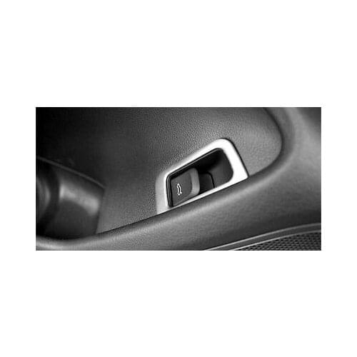 Rear trunk Switch button Decorative cover Trim 1pcs for Audi A6 C7 2012 -2015