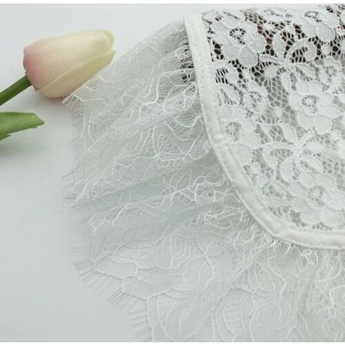 Q39C Decorative Shoulder Covering Accessories for Low Cut Dresses or Shirts Mini Shawl with Hollowed Out Selvege