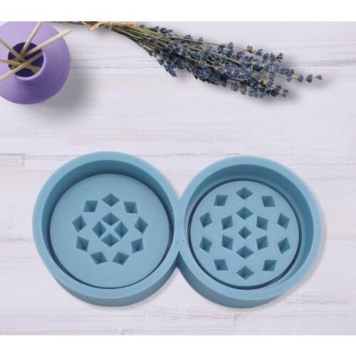 Epoxy Resin Mold Tobacco Grinder Leaf Herbal Herb Smoke Spice Crusher Silicone Mould DIY Crafts Making Tools