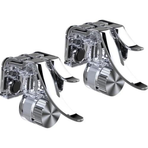 Metal ABS for PUBG Game Controller Mobile Phone Gamepad Mobile Joystick Trigger Aim Shooting L1 R1 Key Button for IPhone Android