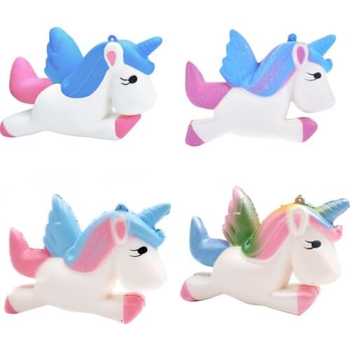 Kawaii Unicon Ball Panda Egg Cat Squishy Slow Rising Bread Scent Soft Squeeze Toy Stress Relief Simulation Fun for Kid Xmas Gift