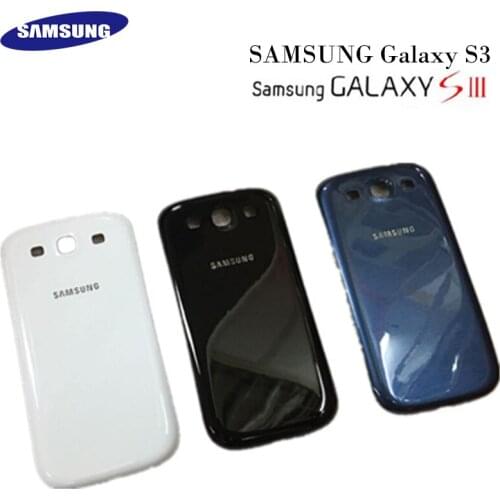 Original Samsung Galaxy S3 i9308/i9305 S3 Mini i8190 Glass Housing Battery Back Cover Rear Door Case Replacement Part Free Tools