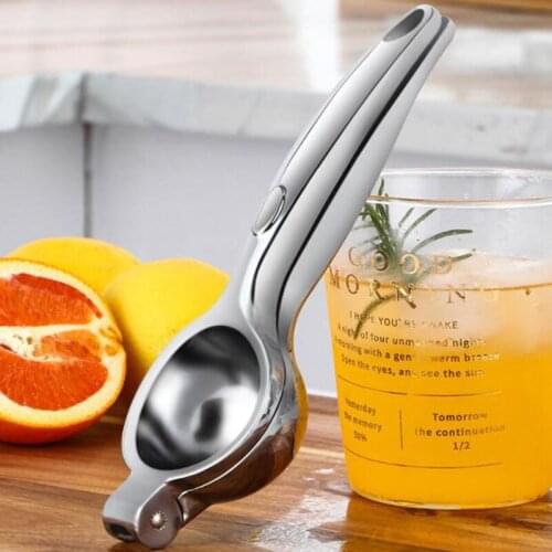 Portable Lemon Squeezer Aluminum Alloy Manual Juicer Hand Juicer Pomegranate Orange Sugar Cane Juice Kitchen Fruit Tools Clips