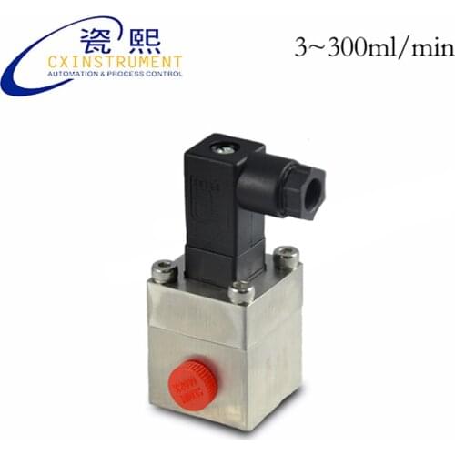 The Fuel Flow Meter with 3~300 ml/min All stainless steel Material Female thread connection 0.2% Accuracy Oval Gear Flow Meter
