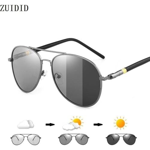 Photochromic Sunglasses Men Women Polarized Chameleon Glasses Mens Change Color Sun Glasses For Man Day Night Vision Eyewear
