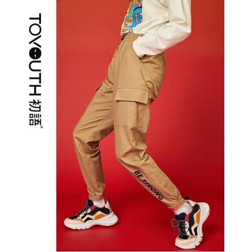 Женские цветные брюки Toyouth China At AliExpress