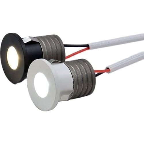 110V 220V 1w mini spot led downlight dimmable 4000K background wall wine lights kitchen cabinet lamp jewelry lights