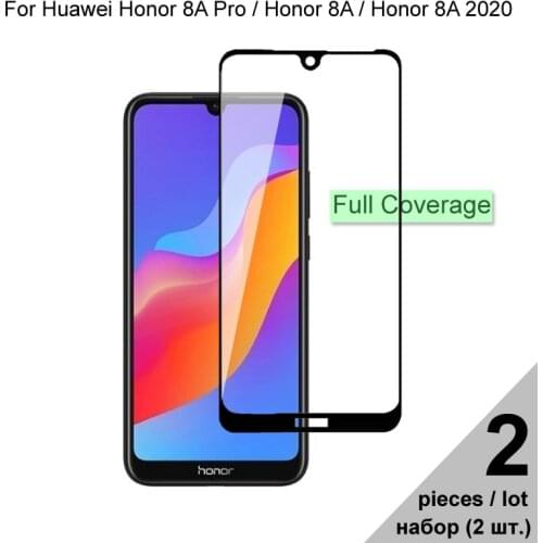 Protective Glass For Huawei Honor 8A Pro / Honor 8A 2020 / 8A Prime Full Coverage Tempered Glass For Huawei Honor 8A Pro