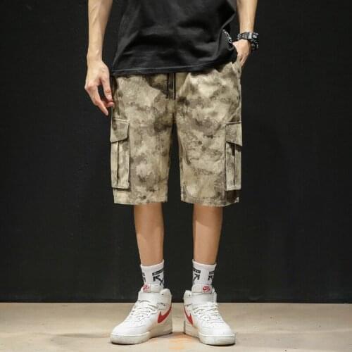 5XL Camouflage Camo Cargo Men 2021 New US Mens Casual Shorts Male Loose Military Knee Length trousers Plus Size 4XL K1966