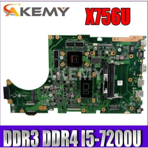 90NB0A30-R000C0 Motherboard for ASUS X756UXK X756UWK X756UQK Mainboard I5-7200U GTX950M