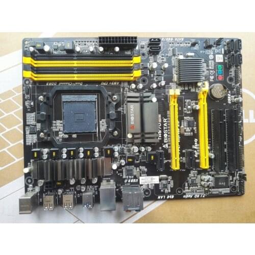 Used, original motherboards for Biostar TA970 AM3 + support AM3 series processor Dual graphics card crossfire,100% tested good