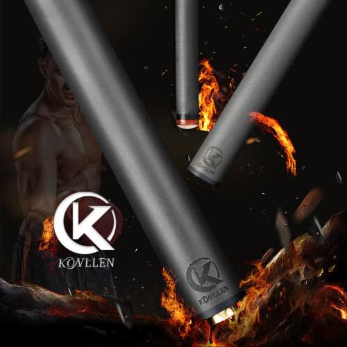 Konllen Carbon Energy Carbon Fiber Pool Cue Single Shaft 12.9mm Stick 3/8*8 Radial/Uni-loc Joint Only Carbon Shaft Cue Billiards