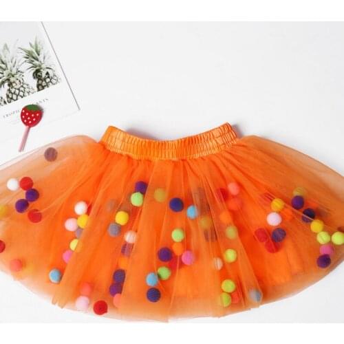 Kids Girl Clothes Baby Girls Tutu Skirt Fluffy Children Ballet Pettiskirt Colorful Short Skirt Princess Ball Gown Dance Skirt 2Y