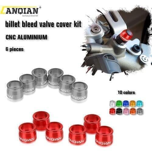 For Ducati MULTISTRADA 1000 1100 1200 Enduro S GT Pikes Peak Touring Motorcycle Accessories Billet Bleed Valve Cover Kit Guard