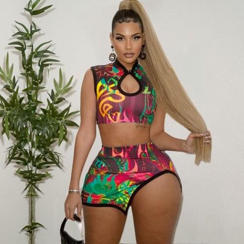 Hirigin 2021Summer Festival Clothing Crop Top Mini Skirts Lounge Wear Matching Sets Aesthetic Two Piece Set Women Club Outfits