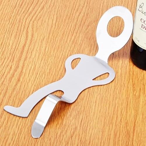 Stainless Steel Red Wine Holder Drunk Man Shape