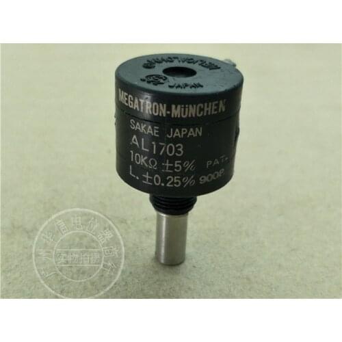 Used SAKAE AL1703 10K 3-turn multi-turn potentiometer Shaft diameter 6.4MM switch