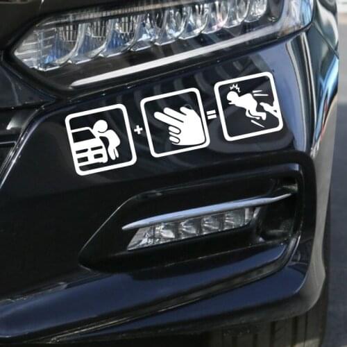 Creative Car Sticker Funny Don’t Touch My Car Body Decal Sticker Auto Window Motorcycle Decal Decoration Car Styling Accessories