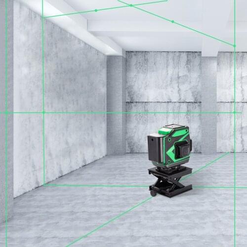 Laser Level 12 Lines 3D Self-Leveling 360 Horizontal And Vertical Cross Super Powerful Green Laser Beam Line Auto Leveling Tools