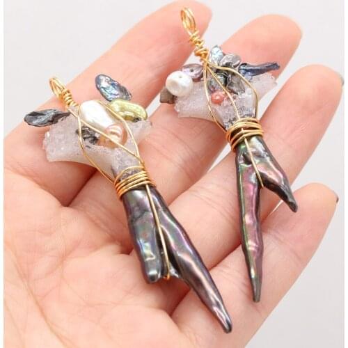 Hot Selling Pendant Natural Stone Irregular Winding Pearl For Jewelry Making DIY Necklace Bracelet Accessory