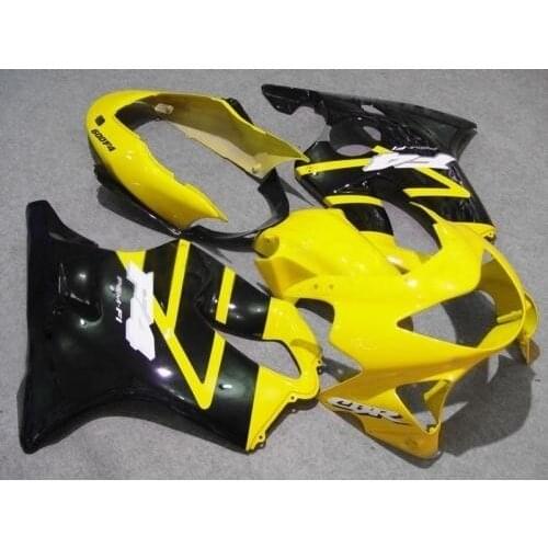 Injection molding For H CBR600 F4 99 00 CBR600F4 1999 2000 F4 CBR600 Yellow Black ABS Motorcycle Fairing Kit