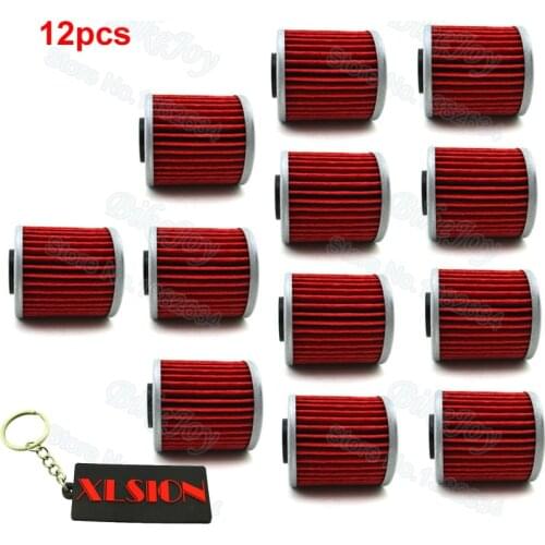 12x Oil Filter For Kawasaki KX250F KX250 Suzuki rmz 250 450 EVO 300 250 4 Stroke Pit Bike Motorcycle