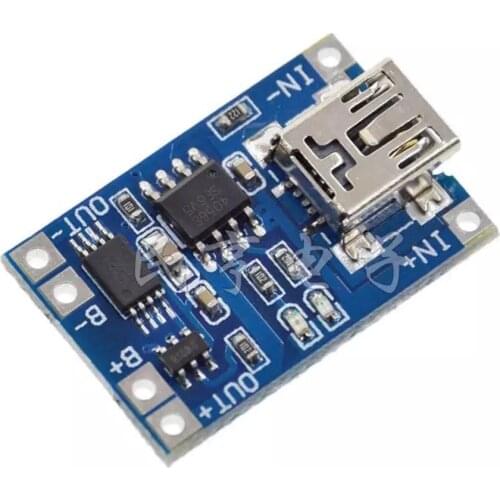 MH-ET LIVE 5pcs MINI USB 5V 1A 18650 TP4056 Batterie Au Lithium Chargeur Module Charge Conseil Avec Protection Double Fonctions