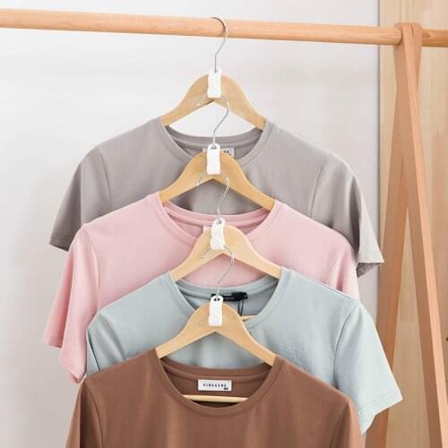 Multi-function Wardrobe Space-saving Stack Hanger Hook Coat Hook Plastic Closet Stack Hanger Rack Bedroom Storage Organizer