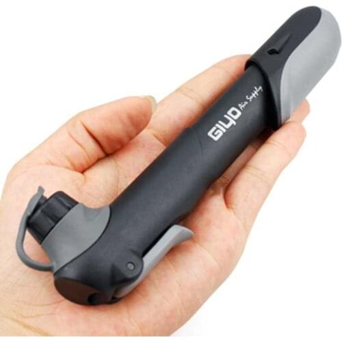 Giyo Portable Mini MTB Mountain Bike Bicycle Pump 120 Psi High Pressure Cycling Hand Air Pump Ball Tire Inflator GP-04s 80g