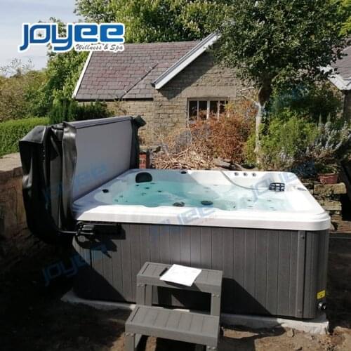 JOYEE Cheap Factory Huge Size 6 Persons Hot Tub Jacuzzi Funtion Whirlpool Outdoor La Z Spa for Home/Garden