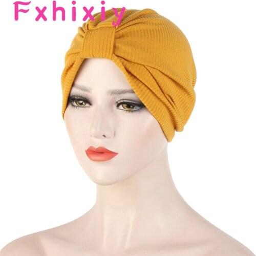 New Winter Women Ear Warmer Wool Knitted Crochet Headwear Beanie Headband Indian Turban Hats Cap Hijab For Women Ladies
