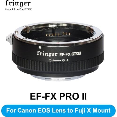 Fringer EF-FX2 Pro II Auto Focus Lens Adapter Ring FX Mount for Canon EOS Sigma Lens to Fujifilm FX Camera