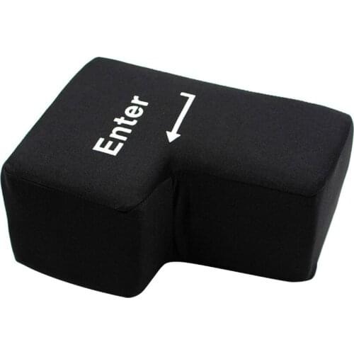 Big USB Enter Key Vent Pillows Anti Stress Button Office Decompression Any Button Desktop Soft Nap Programmer Stress Relief Toys