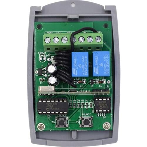 Compatible 433MHz DOORHAN Motor Remote Control Receiver Doorhan Transmitter 2 Transmitter 4 For Garage