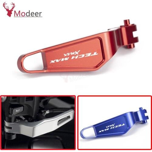 X-MAX TECHMAX Parking Hand Brake Lever Aluminum Parking Brake Lever For YAMAHA XMAX 300/400 Techmax 2020 XMAX400 XMAX300 Techmax
