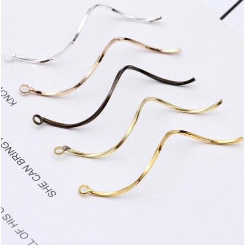 500pcs 50mm Bar Earrings Connecting For Jewelry Making Earring Findings DIY Ear Jewelry Supplies
