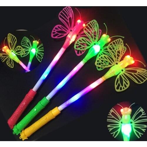 Butterfly Glowstick Light Stick Led Concert Glow Stick Colorful Plastic Flash Light Cheer Electronic Magic Wand Christmas Toys