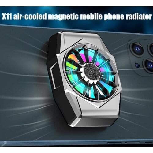 Universal Mobile Phone USB Game Cooler System Cooling Fan Gamepad Holder Stand Magnetic Radiator For Iphone Xiaomi Huawei Vivo
