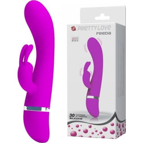 Pretty Love 30 Speed G Spot Rabbit Vibrator for Women Clit Stimulation Dildo Vibrator Adult Sex Toys,Sex Products Wand Massager