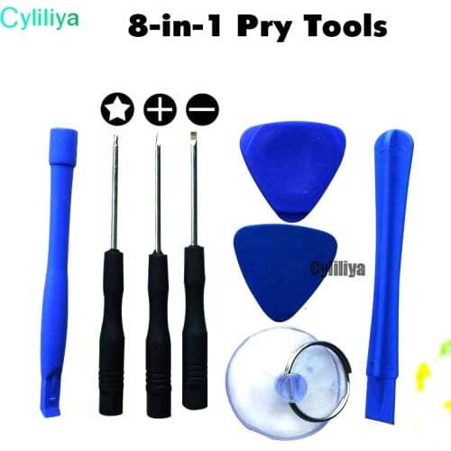 1000sets 8 in 1 Mobile Phone Repair Tools Kit Smart Mobile Phone Screwdriver Opening Pry Set For IPhone Android