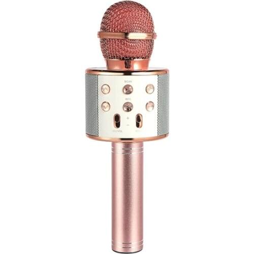 2020 New Wireless Portable Handheld Bluetooth Karaoke Microphone Singing Machine