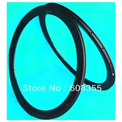 3K Full carbon road bike 700C Clincher wheel Rim 50mm ( hole 20 , 24 )