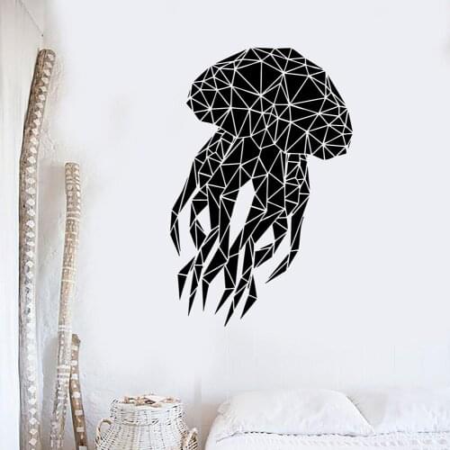 Abstract Jellyfish Marine Animals vinyl wall decal sticker home decor diy art mural wallpaper