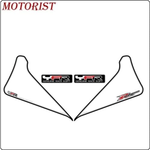 MOTORIST Front Fairing Motor Number Board 3D Gel Protector for YAMAHA R6 2003-2004